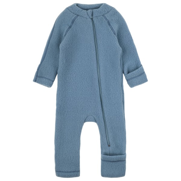 Image of Mikk-Line - Wool Baby Suit - Overall Gr 74 blau