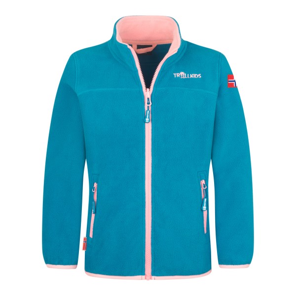 Trollkids Oppdal Jacket XT Fleecejacke Kinder (Gr 122 |blau)