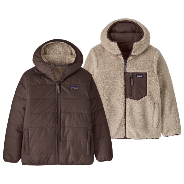 Patagonia Boy’ Reversible Ready Freddy Hoody Winterjack Bruin
