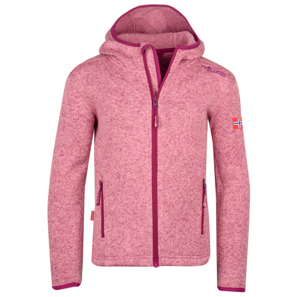 Image of Trollkids - Girl"s Jondalen Jacket XT - Fleecejacke Gr 104 rosa'