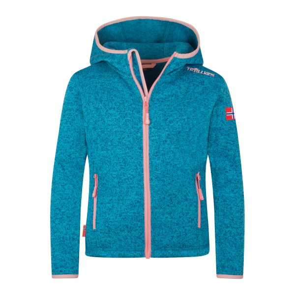 Trollkids - Girl's Jondalen Jacket XT - Fleecejacke Gr 176 türkis
