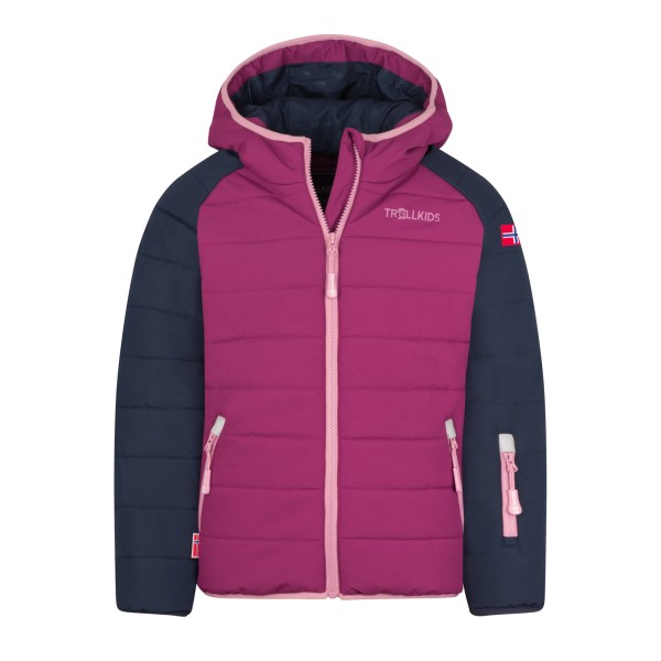 Trollkids – Kid’s Hafjell Snow Jacket Pro – Ski-jas maat 92, Purper