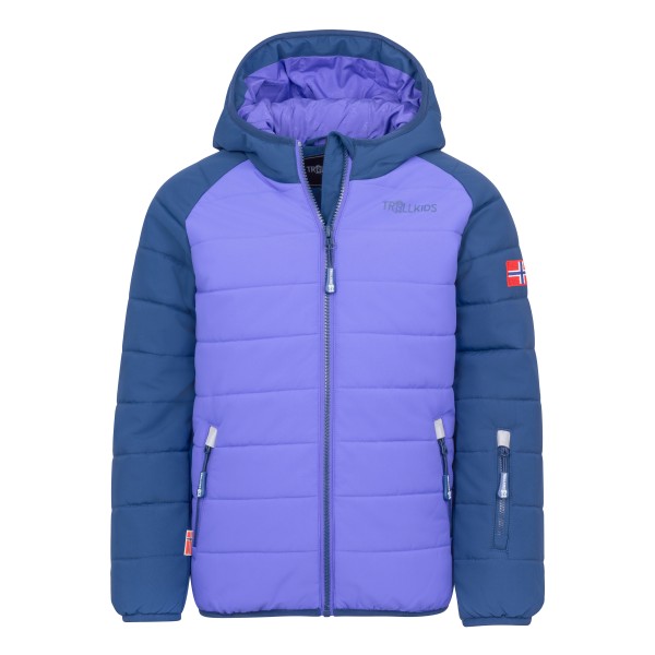 Trollkids Kid’s Hafjell Snow Jacket Pro Ski-jas purper Blauw
