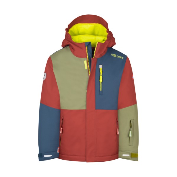 Trollkids Hallingdal Jacket Winterjacke Kinder (Gr 92 |rot |wasserdicht)