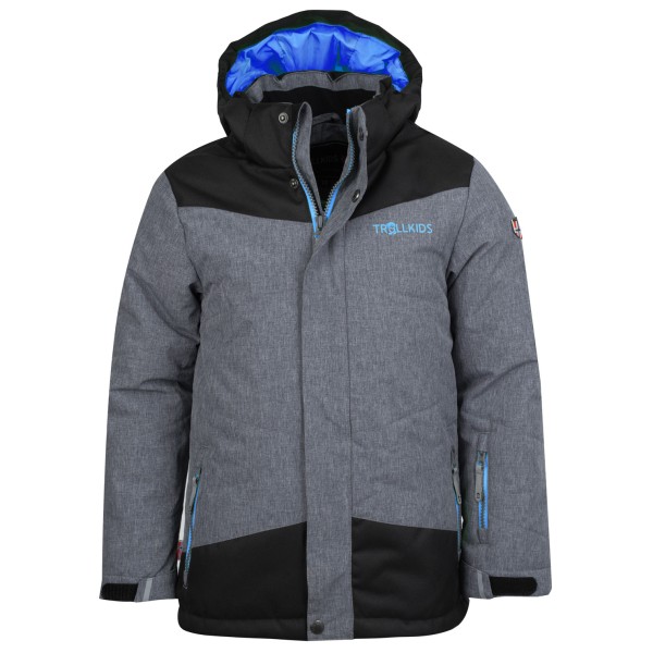 Image of Trollkids - Kid"s Norefjell Jacket - Skijacke Gr 140 grau'