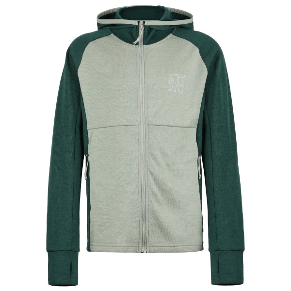 Stoic Merino260 StadjanSt. Jacket w. Hood Merinohoodie Kinder Wandern (Gr 140 |grau)