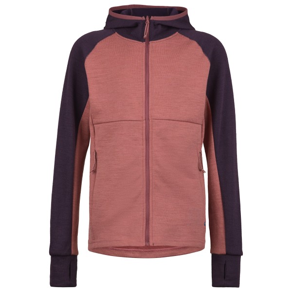 Image of Stoic - Kid"s Merino260 StadjanSt. Jacket w. Hood - Merinohoodie Gr 116;128;140;152 blau;rosa;rot'