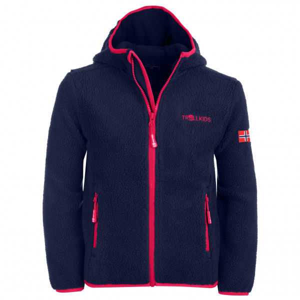 Image of Trollkids - Girl"s Mandal Jacket - Fleecejacke Gr 116 blau'