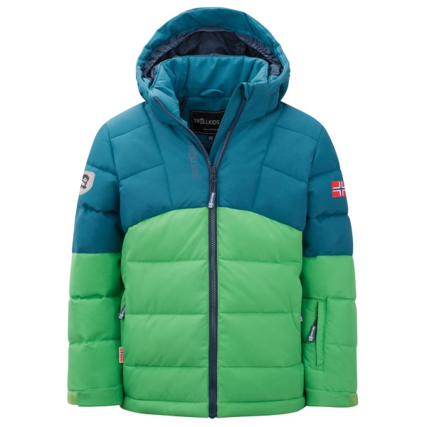 Image of Trollkids - Kid"s Gryllefjord Jacket - Winterjacke Gr 104 grün'