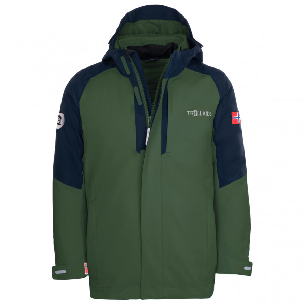 Image of Trollkids - Kid"s Skanden 3in1 Jacket - Doppeljacke Gr 104 grün'