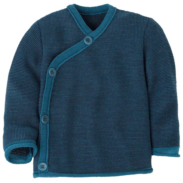 disana Kid’s Melange Vest Merinovest Blauw