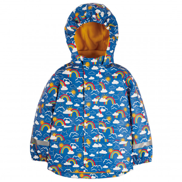 Image of Frugi - Kid's Puddle Buster Coat - Regenjacke Gr 1-2 Years;2-3 Years;3-4 Years;4-5 Years;5-6 Years;6-7 Years blau;bunt;orange bei Bergfreunde.ch - der Outdoor Shop