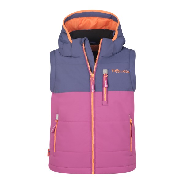 Trollkids - Kid's Narvik Vest XT - Kunstfaserweste Gr 164 rosa
