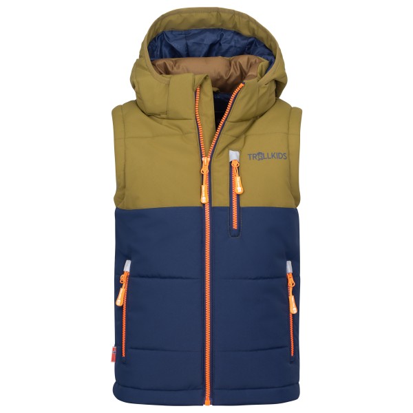 Trollkids - Kid's Narvik Vest XT - Kunstfasergilet Gr 104 blau