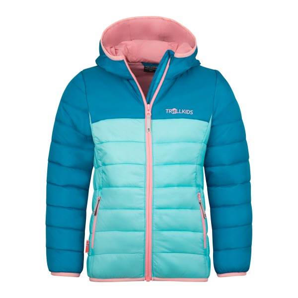 Freizeitjacke Trollkids Eikefjord Jacket Kinder (Gr 110 |türkis/blau)