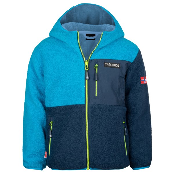 Image of Trollkids - Kid"s Aurlandsfjord Jacket - Fleecejacke Gr 110 blau'