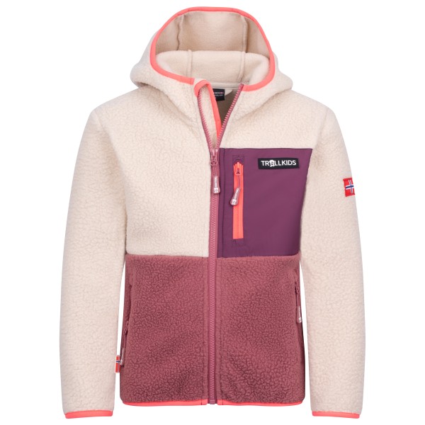Trollkids Kid’s Aurlandsfjord Jacket Fleecevest Roze