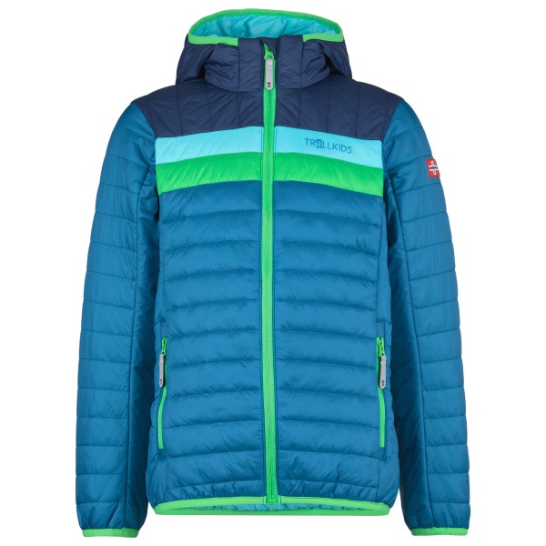 Trollkids Eikefjord Jacket Kunstfaserjacke Kinder Wandern (Gr 116 |blau)