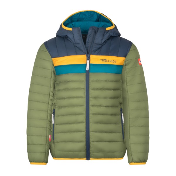 Trollkids Kid’s Eikefjord Jacket Synthetisch jack Olijfgroen