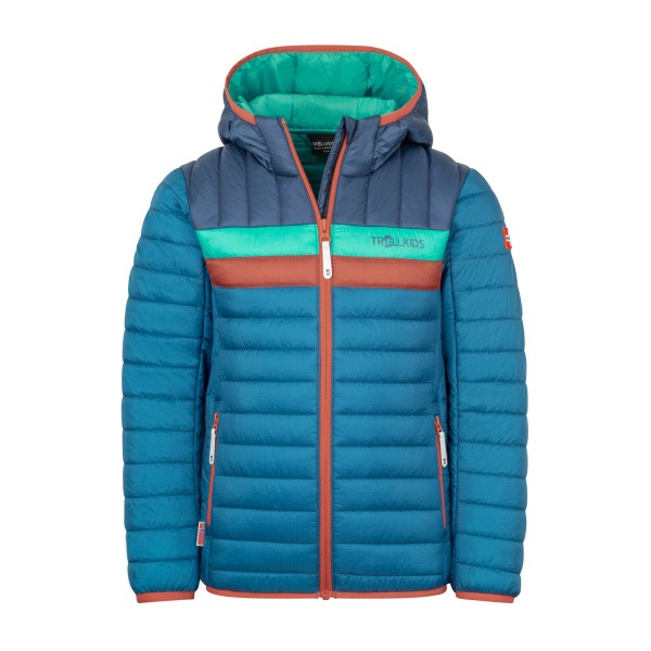 Trollkids Eikefjord Jacket Kunstfaserjacke Kinder (Gr 140 |blau)