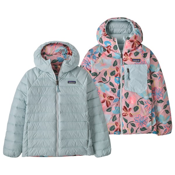 Patagonia Kid’s Reversible Down Sweater Hoody Donsjack Grijs