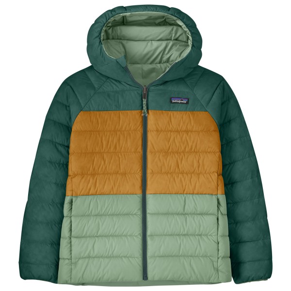 Image of Patagonia - Kid"s Reversible Down Sweater Hoody - Daunenjacke Gr L;M;S;XL;XS;XXL grau;grün;rot'