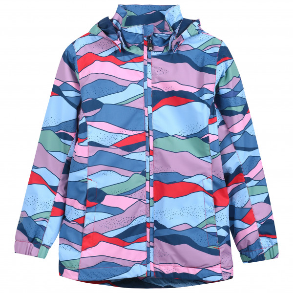 Image of Color Kids - Kid"s Jacket AOP - Regenjacke Gr 128;140;152 blau'