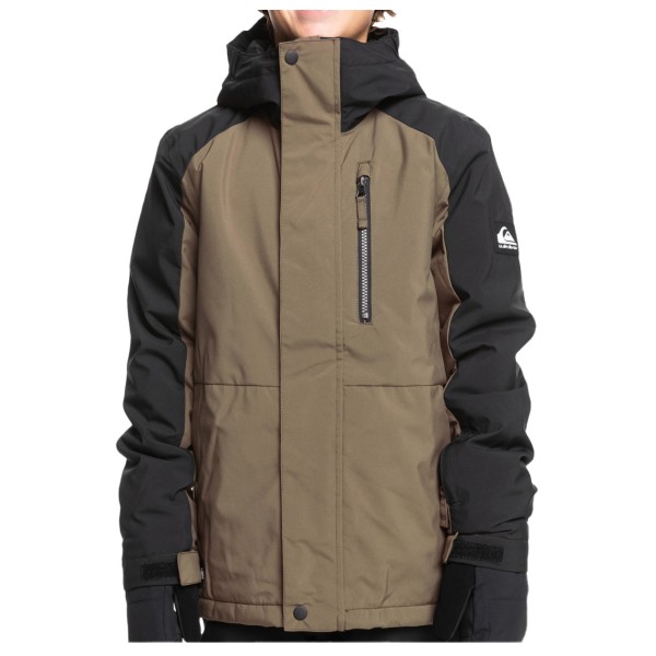 Image of Quiksilver - Mission Block Youth Jacket - Skijacke Gr 12 - M beige
