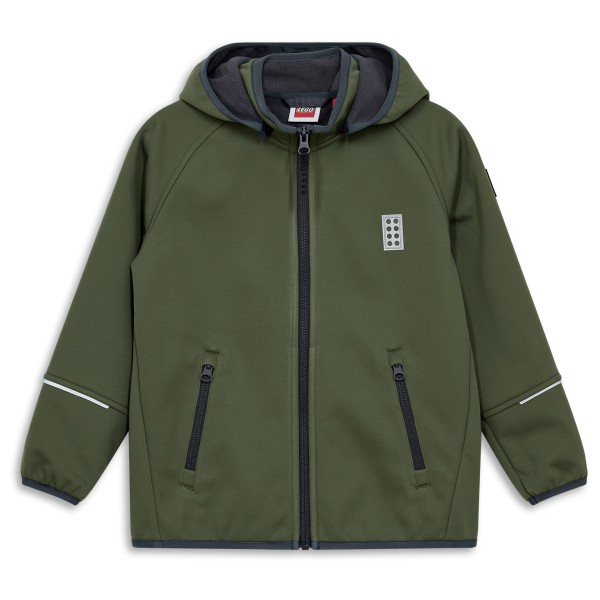 LEGO Kid’s Sky 764 Softshell Jacket Softshelljack Olijfgroen
