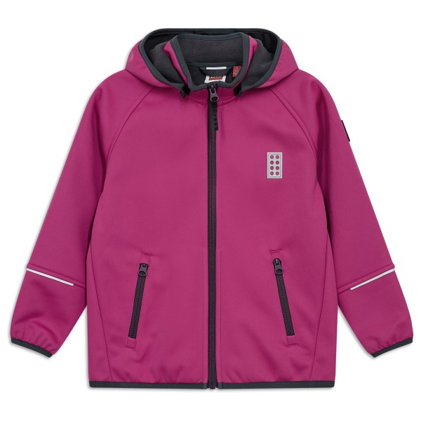 LEGO Kid’s Sky 764 Softshell Jacket Softshelljack Purper