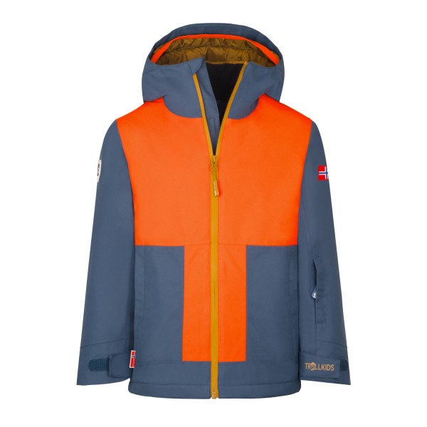 Skijacke Trollkids Rauland Jacket Kinder (Gr 104 |blau |wasserdicht)