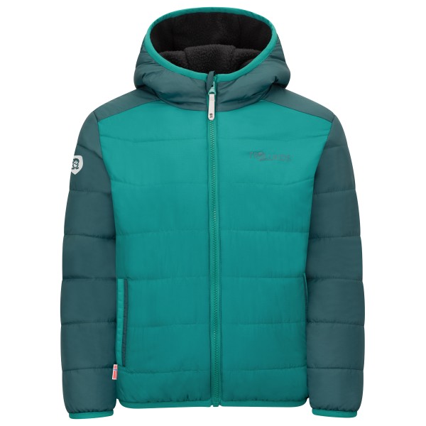Trollkids - Kid's Sandvika Turnover Jacket - Fleecejacke Gr 176 türkis