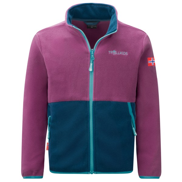 Trollkids Kid’s Storfjord Jacket Fleecevest Purper