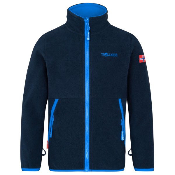 Trollkids - Kid's Storfjord Jacket - Fleecejacke Gr 140 blau