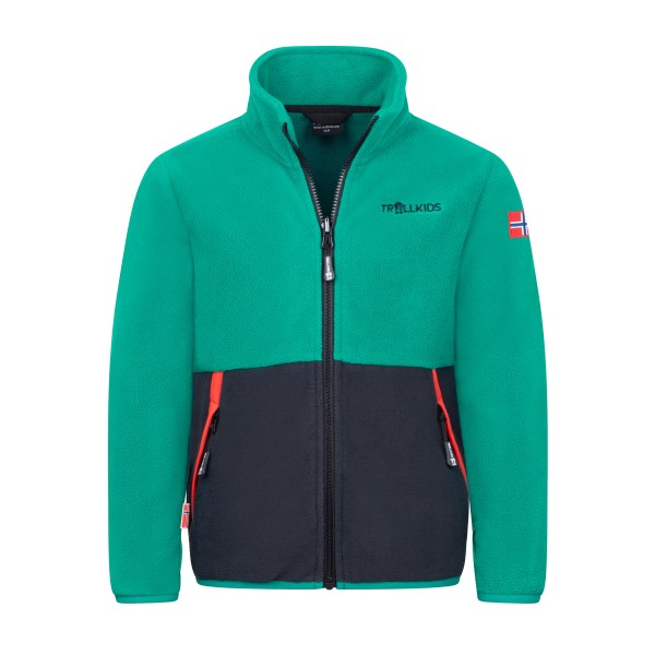 Trollkids Kid’s Storfjord Jacket Fleecevest turkoois Turquoise