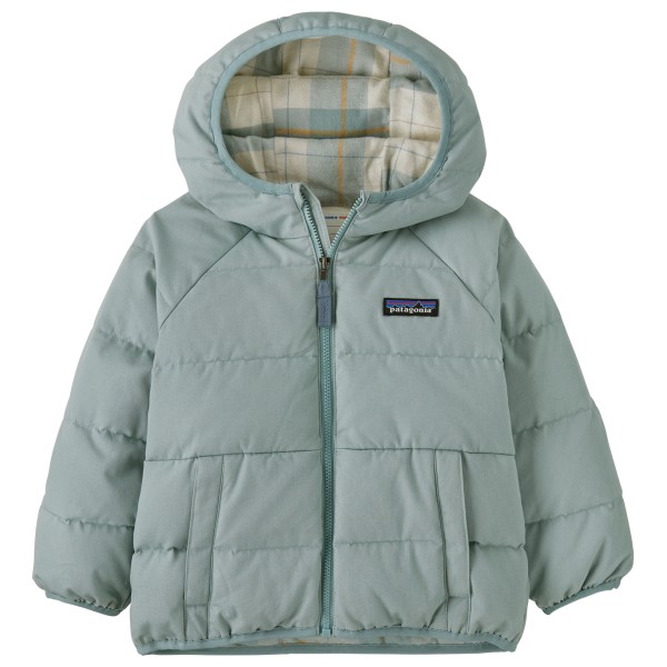 Image of Patagonia - Baby"s Cotton Down Jacket - Daunenjacke Gr 5 Years grau/türkis'