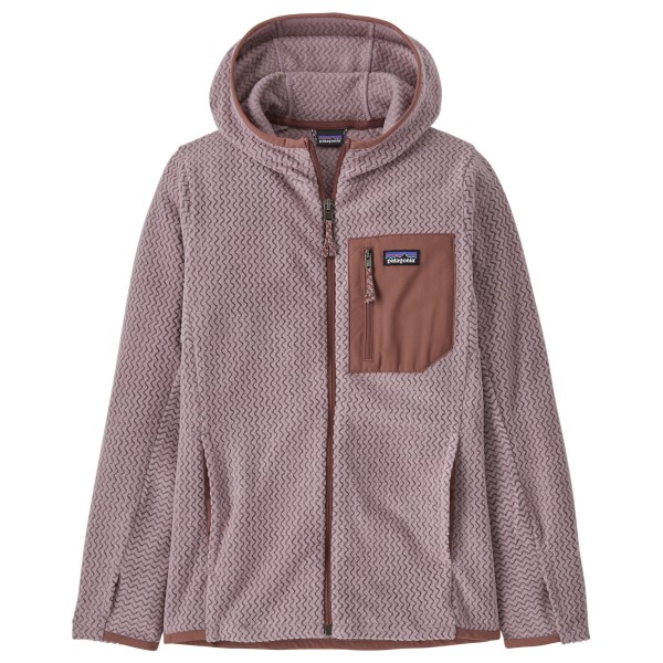 Image of Patagonia - Kid"s R1 Air Full-Zip Hoody - Fleecejacke Gr S rosa/braun'