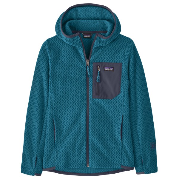 Patagonia Kid’s R1 Air Full-Zip Hoody Fleecevest Blauw