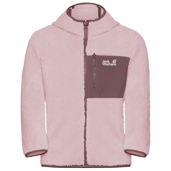 Jack Wolfskin Kid’s Ice Curl Hood Jacket Fleecevest Roze