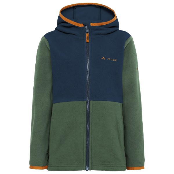 Image of Vaude - Kid"s Pulex Hooded Jacket II - Fleecejacke Gr 104 oliv/blau'