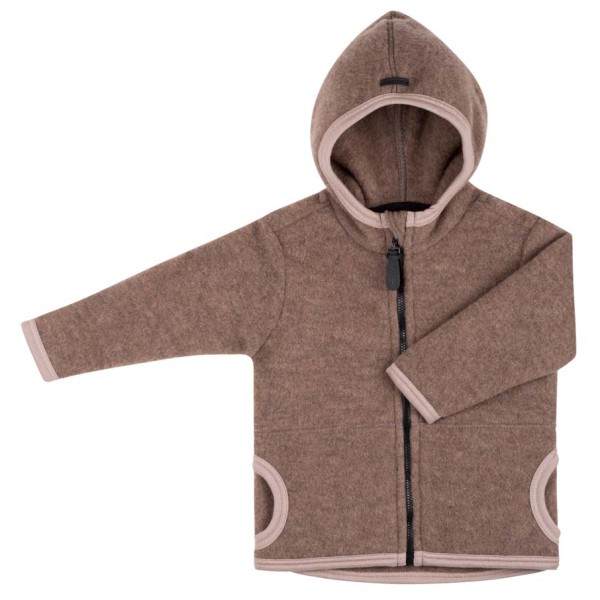 Image of Pure Pure - Kid"s Jacke Fleece - Fleecejacke Gr 110/116 braun'
