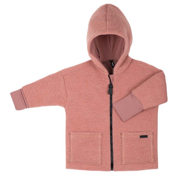 Image of Pure Pure - Kid"s Mini-Dufflecoat Walk - Freizeitjacke Gr 110/116;122/128;134/140;74/80;86/92 blau;grau;rosa'