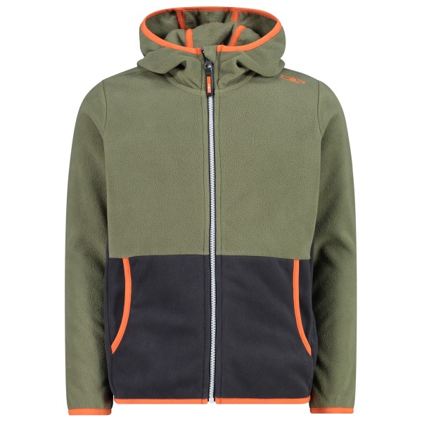 Image of CMP - Boy"s Jacket Fix Hood Arctic Fleece - Fleecejacke Gr 104;110;116;128;140;152;164;176 blau;oliv'