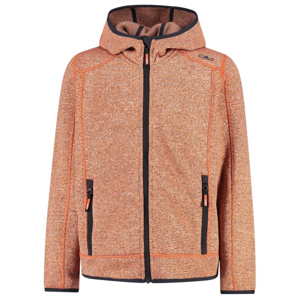 Image of CMP - Boy"s Jacket Fix Hood Jacquard Knitted - Fleecejacke Gr 116 rosa'