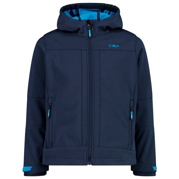 Image of CMP - Boy"s Jacket Fix Hood Softshell - Softshelljacke Gr 116;128;140;176 blau;schwarz'