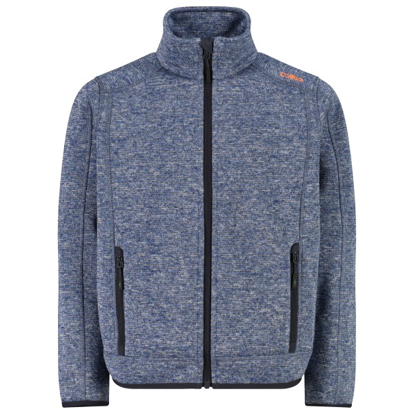 CMP Boy’s Jacket Jacquard Knitted Fleecevest Grijs