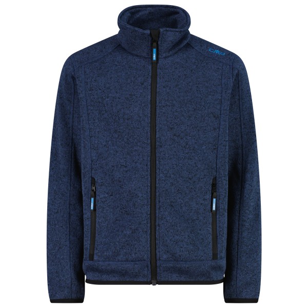 CMP - Boy's Jacket Jacquard Knitted - Fleecejacke Gr 92 blau