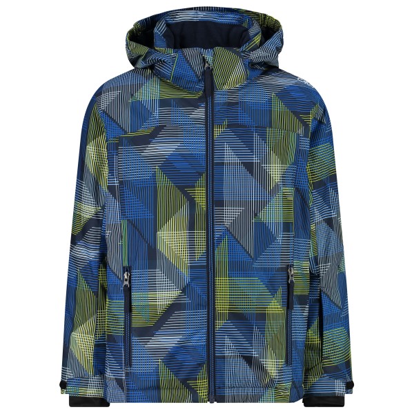 Skijacke CMP Jacket Snaps Hood Twill Jungen (Gr 110 |blau |wasserdicht)