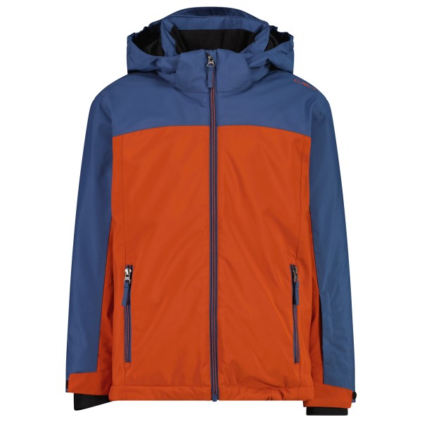 CMP Boy’s Jacket Snaps Hood Twill Ski-jas Rood