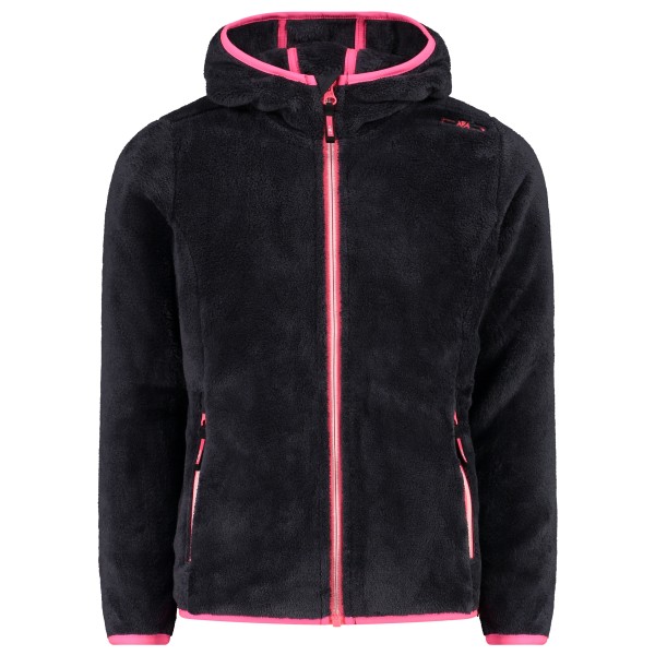 Image of CMP - Girl"s Jacket Fix Hood Highloft - Fleecejacke Gr 152 schwarz'